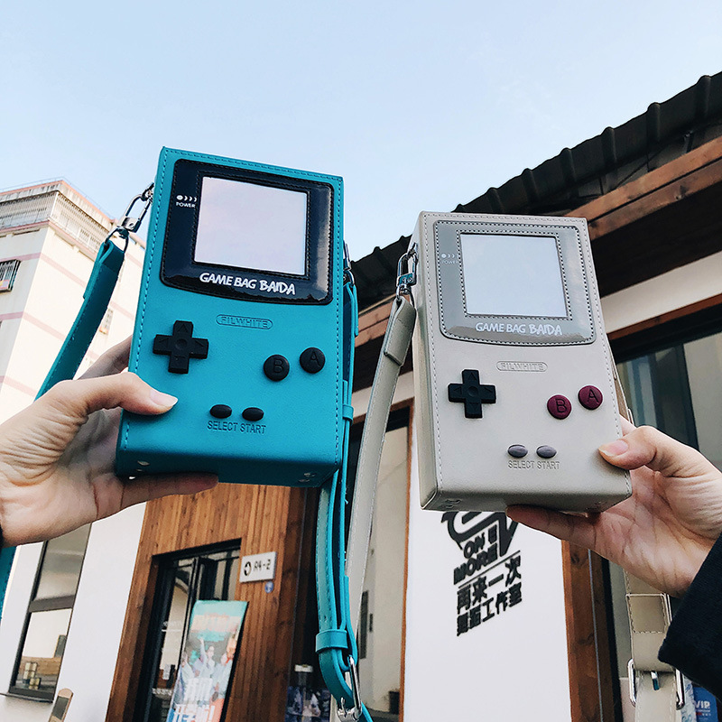 Retro Gaming Unit - Unique Creative Game Console Shaped Crossbody