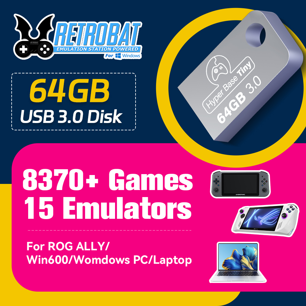 Retro Gaming App - JMachen 64GB Portable USB 3.0 Game