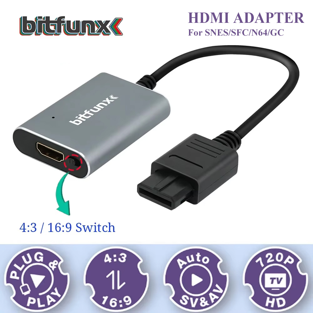 Retro Gaming Theme - Bitfunx 720P Svideo / AV To