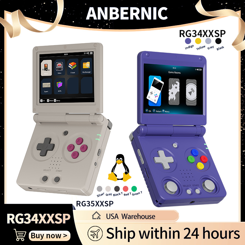 Anbernic RG34XXSP RG35XXSP Fli - огляд і ціна Retro Gaming App