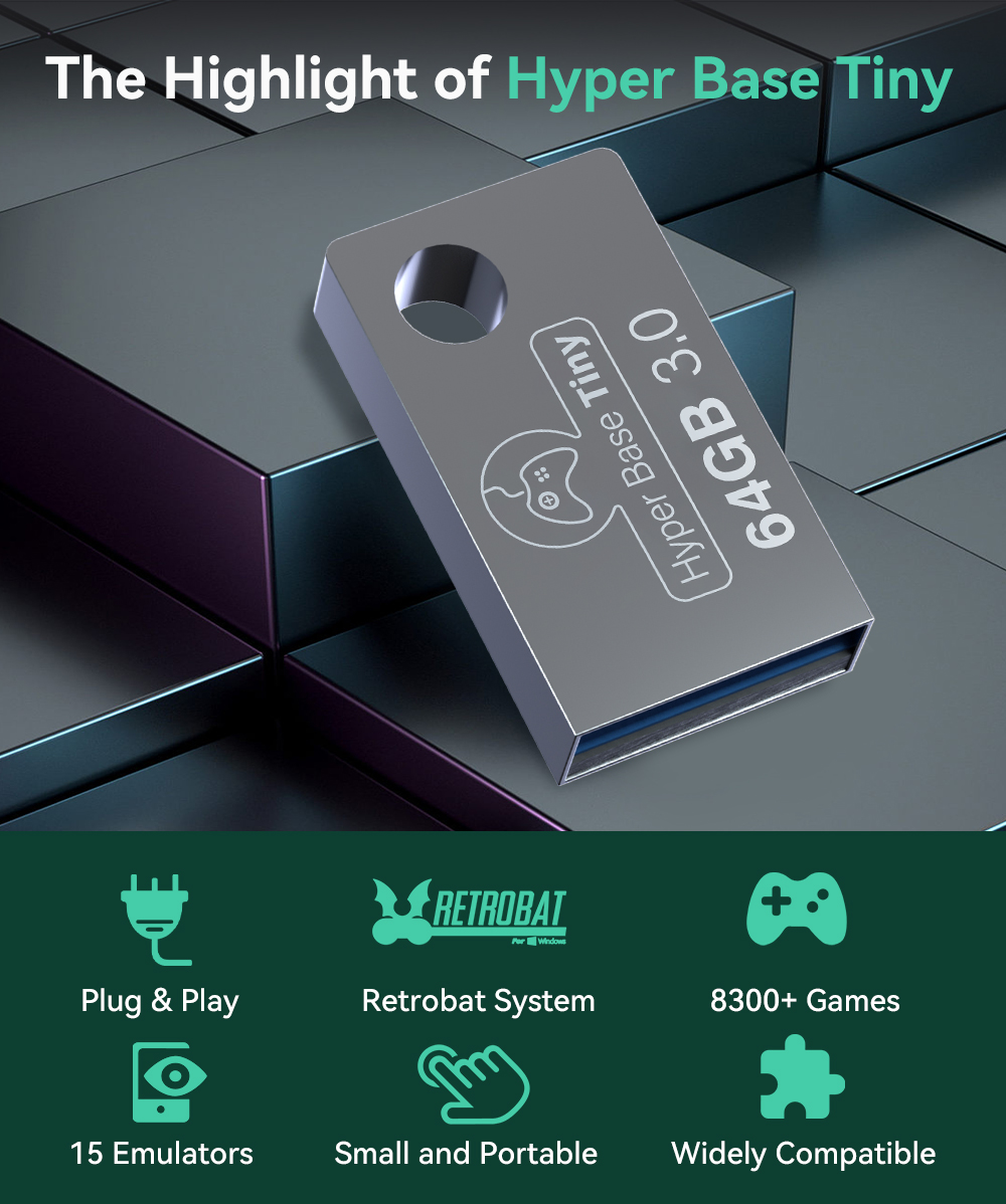 JMachen 64GB Portable USB 3.0  - огляд і ціна Retro Gaming App