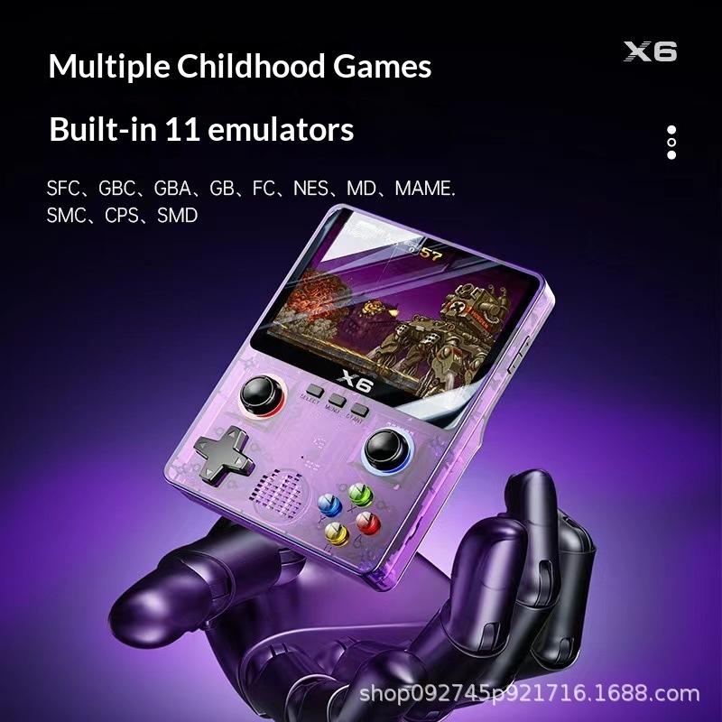 Handheld Gaming Consoles X6 Re - огляд і ціна Retro Gaming X6