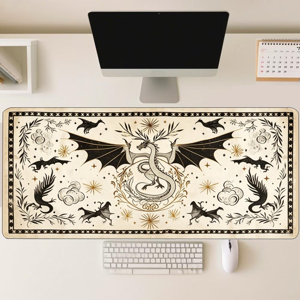 Vintage Old Paper Dragon Large - огляд і ціна Retro Gaming Desk