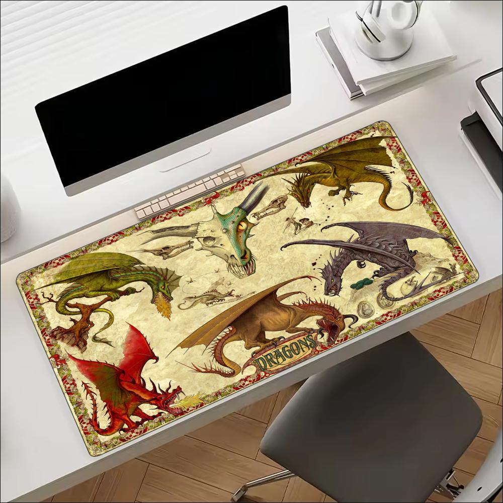 Vintage Old Paper Dragon Large - огляд і ціна Retro Gaming Desk