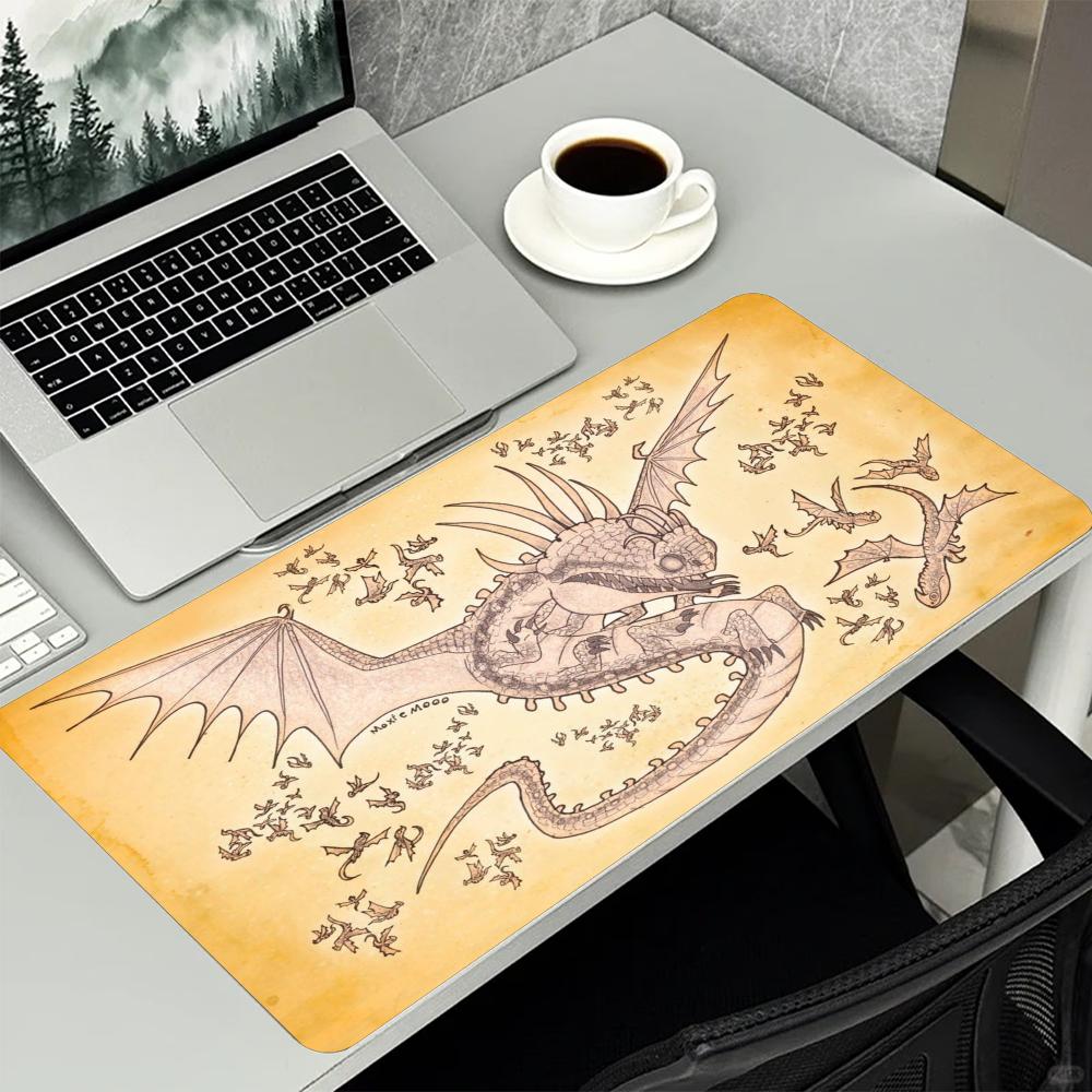 Vintage Old Paper Dragon Large - огляд і ціна Retro Gaming Desk