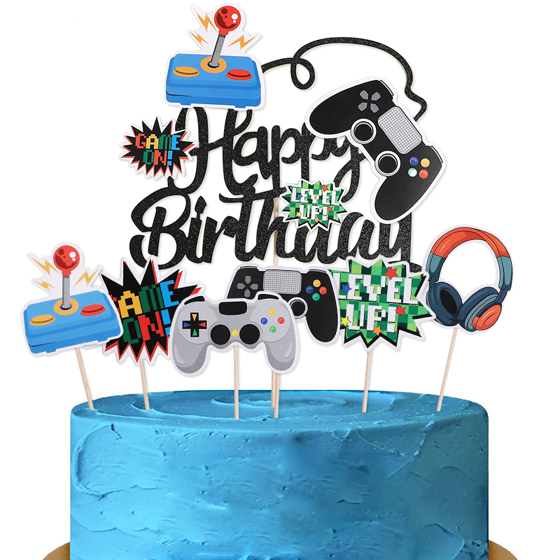 13Pcs Video Retro Game Cake To - огляд і ціна Retro Gaming Theme