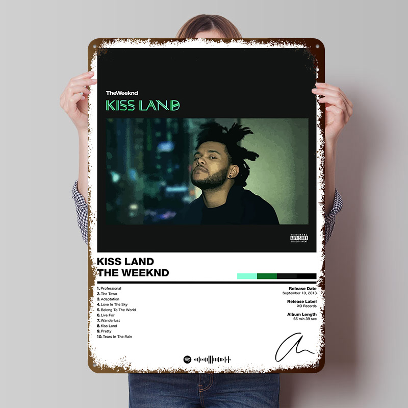 The Weeknd - Kiss Land Tinplat - огляд і ціна Retro Gaming Island