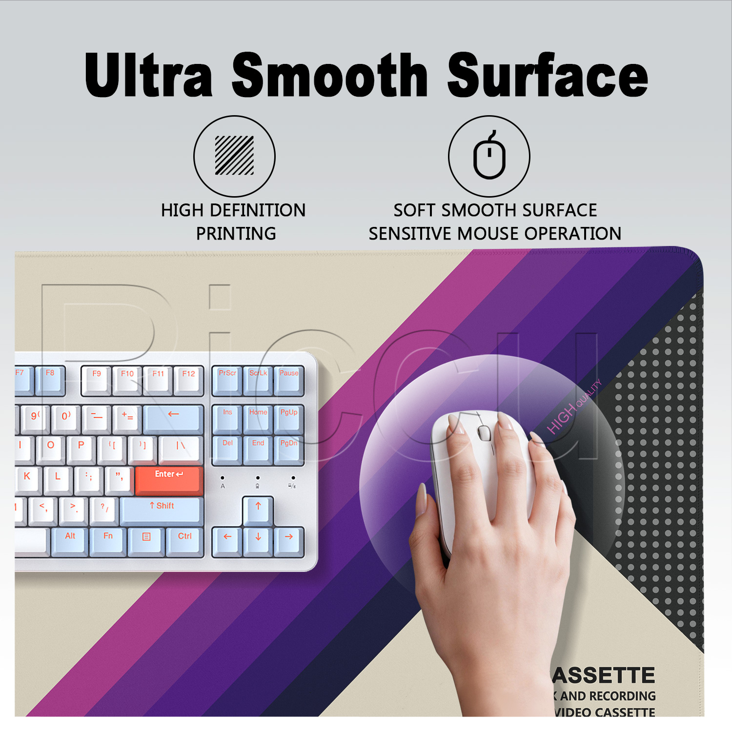 Mouse Pad HD Printing Retro VH - огляд і ціна Retro Gaming Desk