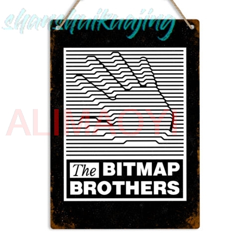 The BITMAP BROTHERS Logo Vinta - огляд і ціна Retro Gaming Logo