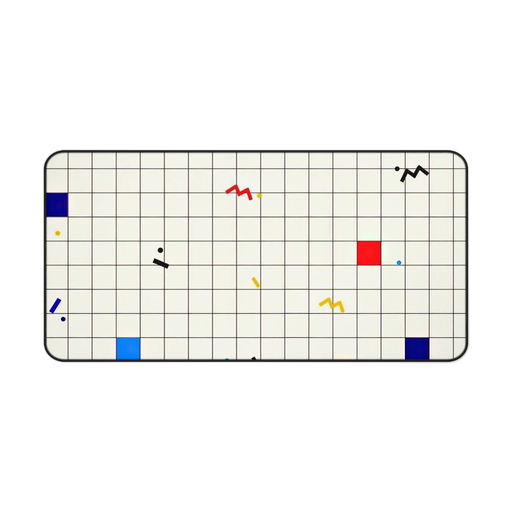 Retro Geometric Grid Desk Mat  - огляд і ціна Retro Gaming Desk