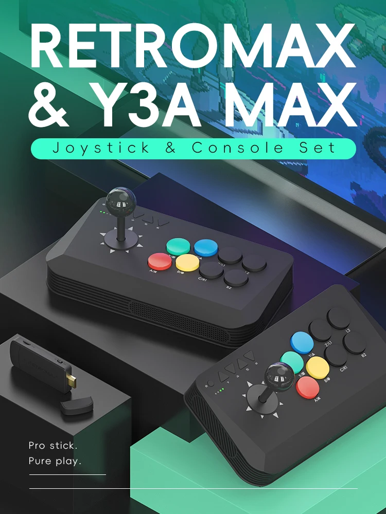 Wireless Y3A Max Arcade Stick  - огляд і ціна Retro Gaming Download