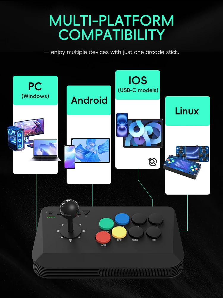Wireless Y3A Max Arcade Stick  - огляд і ціна Retro Gaming Download