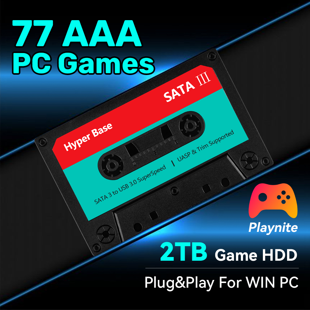 2TB Game Hard Drive With 77 PC - огляд і ціна Retro Gaming Ps3