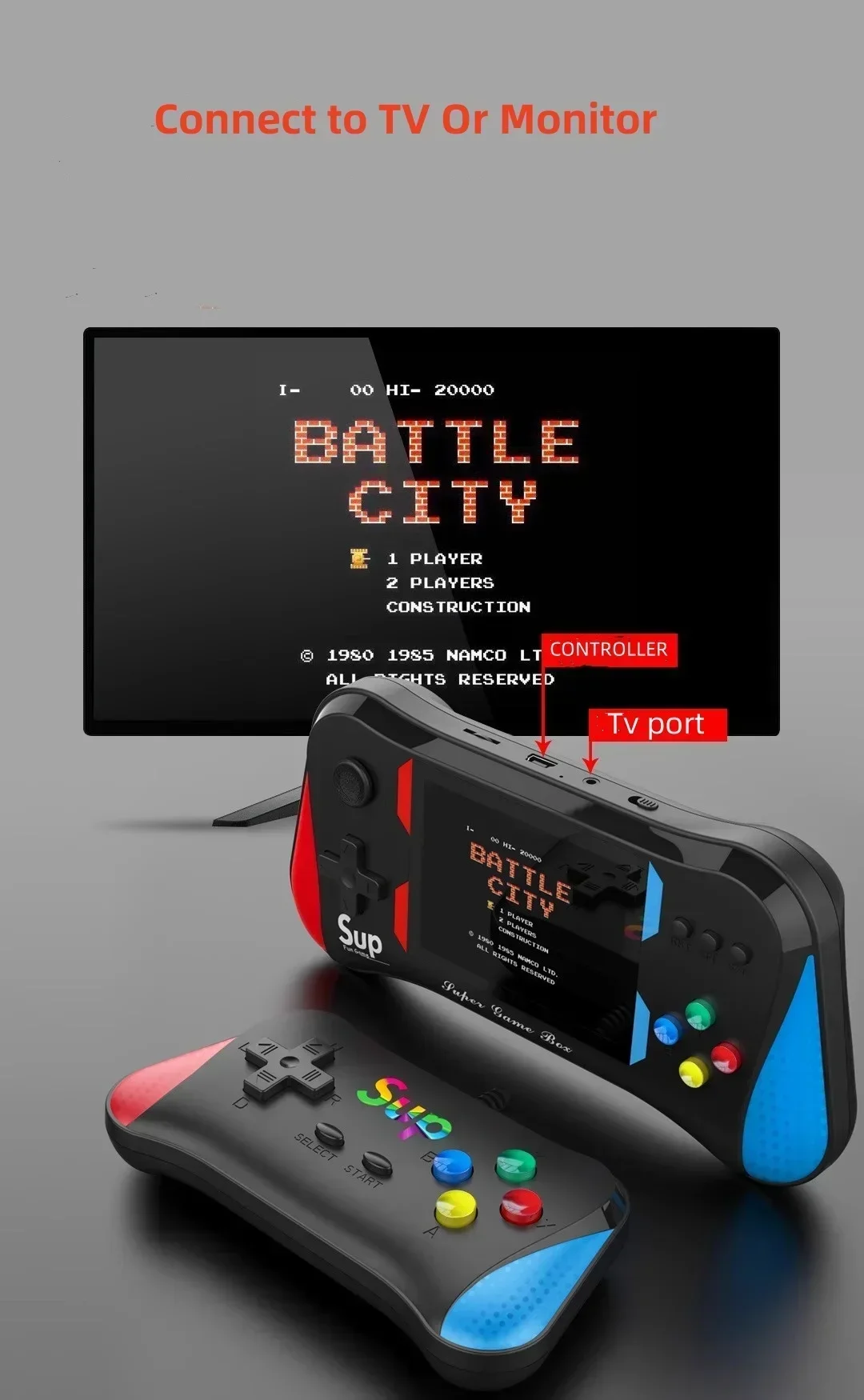 Children's Game Console Palm R - огляд і ціна Retro Gaming Unit