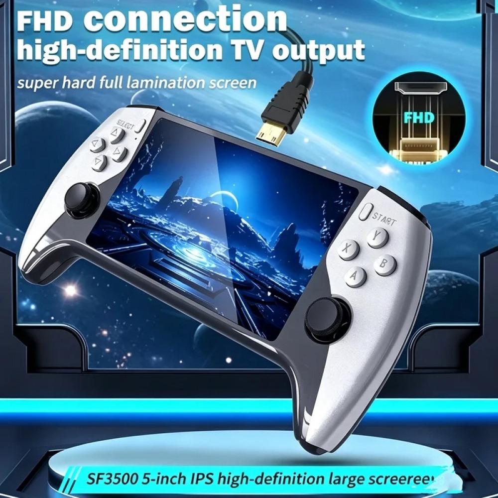 SF3500 5 inch Handheld Game Co - огляд і ціна Retro Gaming Device Handheld