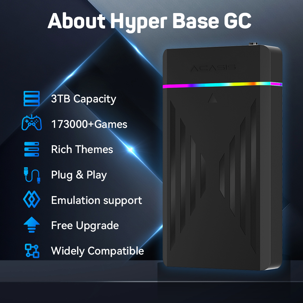 3TB Portable Gaming HDD Launch - огляд і ціна Retro Gaming Device Handheld